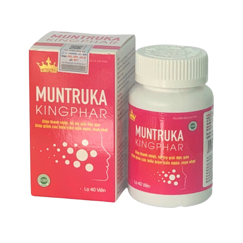 TPBVSK MUNTRUKA KINGPHAR - 40 Viên